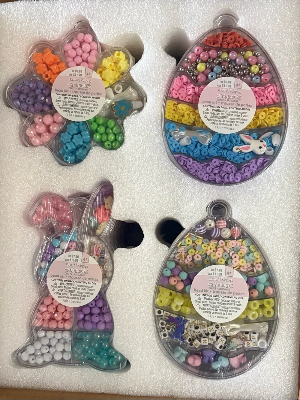 Kids Pastel Bead Craft Kit - Multicolor